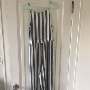 Striped jumpsuit!